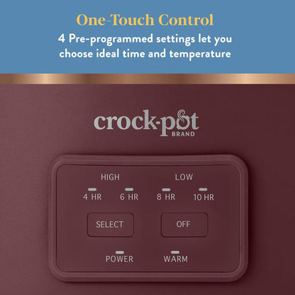 Crock-Pot® 6 Qt. Cook & Carry Programmable Slow Cooker, Lambrusco
