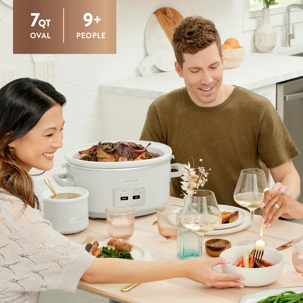 Crock-Pot® 7-Quart Cook & Carry® Slow Cooker, Mushroom