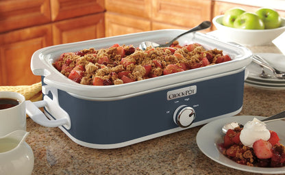 Crock-Pot® Manual 3.5-Quart Casserole Crock® Slow Cooker, Charcoal