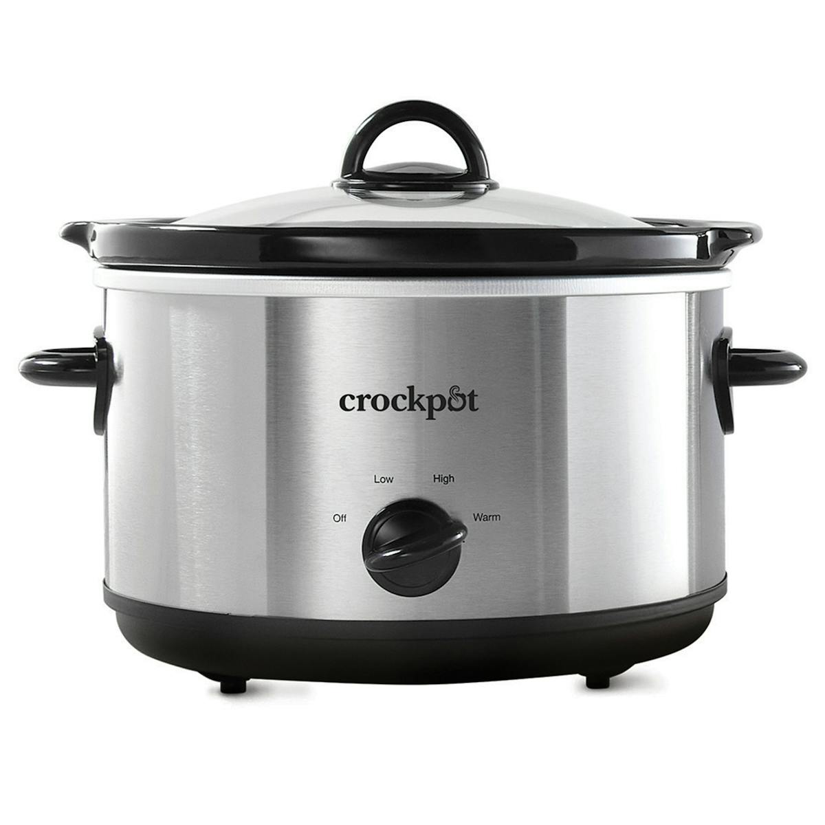 Crock-Pot® Manual 4.5-Quart Slow Cooker, Silver