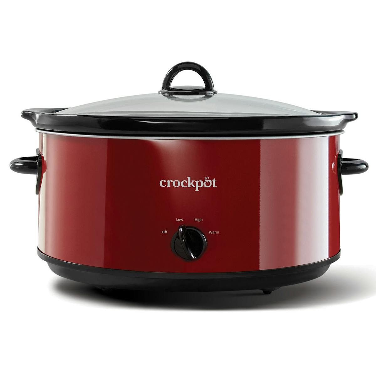 Crock-Pot® Manual 8-Quart Slow Cooker, Red Polished