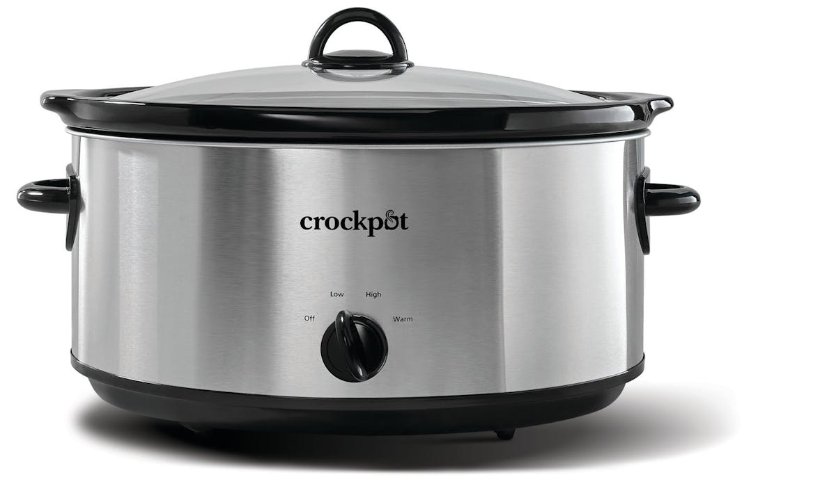 Crock-Pot® Manual 8-Quart Slow Cooker, Stainless Steel