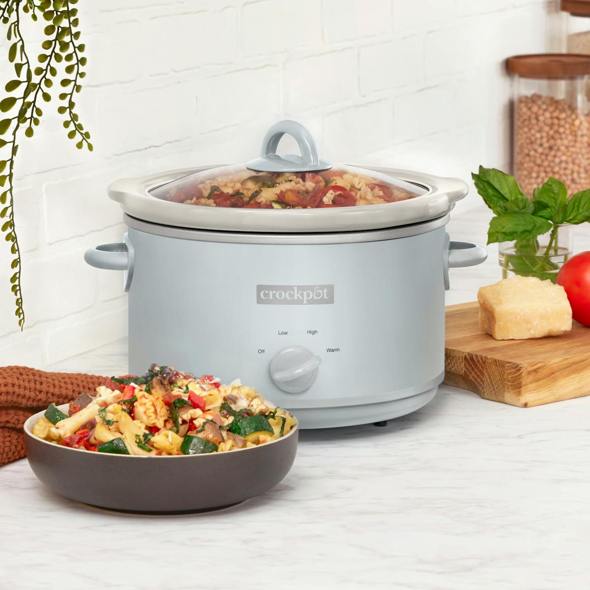 Crock-Pot® Manual Design Series 4.5 Quart Slow Cooker, Macaroon Blue