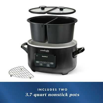 Crock-Pot® MultiMeal Multicooker and Programmable Slow Cooker, Speckled Black