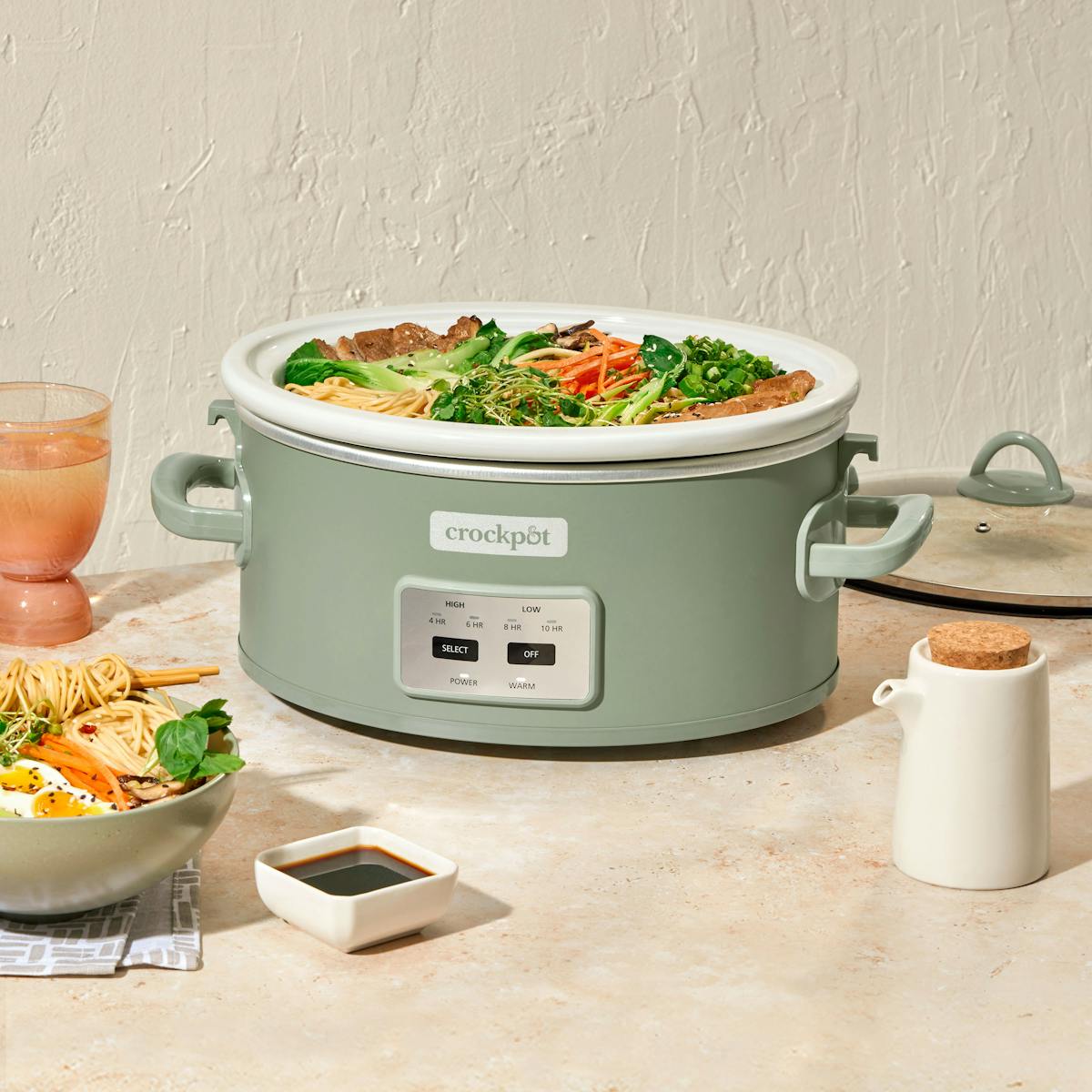 Crock-Pot® MultiMeal Multicooker and Programmable Slow Cooker with Bake Function, Oat Milk