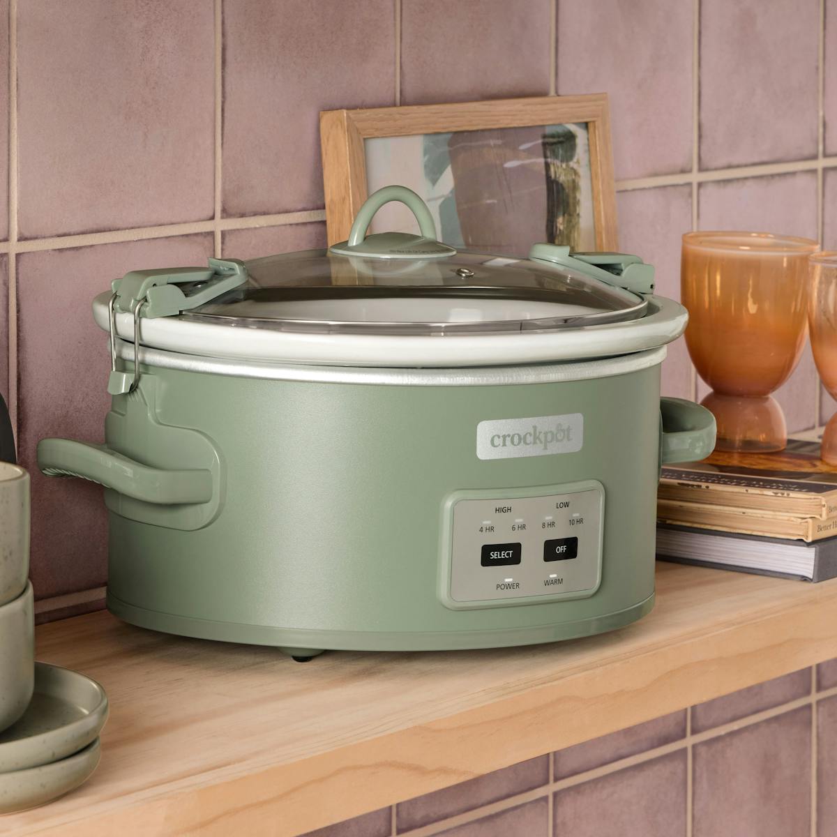 Crock-Pot® Programmable Design Series 6-Quart Cook & Carry Slow Cooker, Moonshine